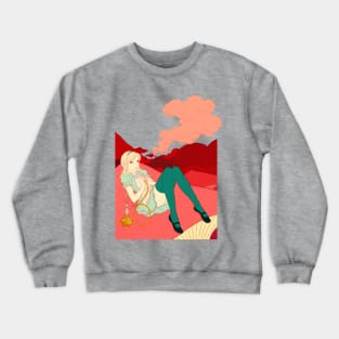 Alice smoking Crewneck Sweatshirt